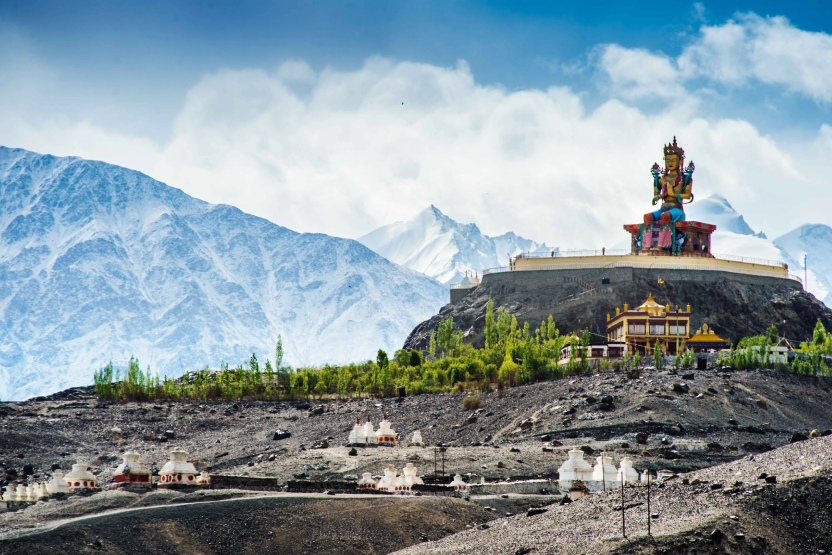 Maitreya At Disket Monastery Ladakh